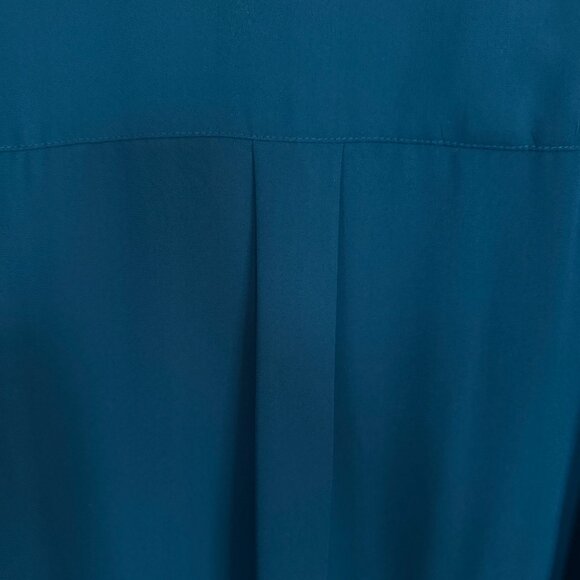 Torrid 4X TEAL Blue Green Harper 3/4 Sleeve Plus Size Top Blouse Tunic Pullover - Picture 7 of 15